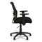 Alera Etros Series 18.03 in. to 21.96 in. Seat Height Mesh Mid-Back Chair - Black